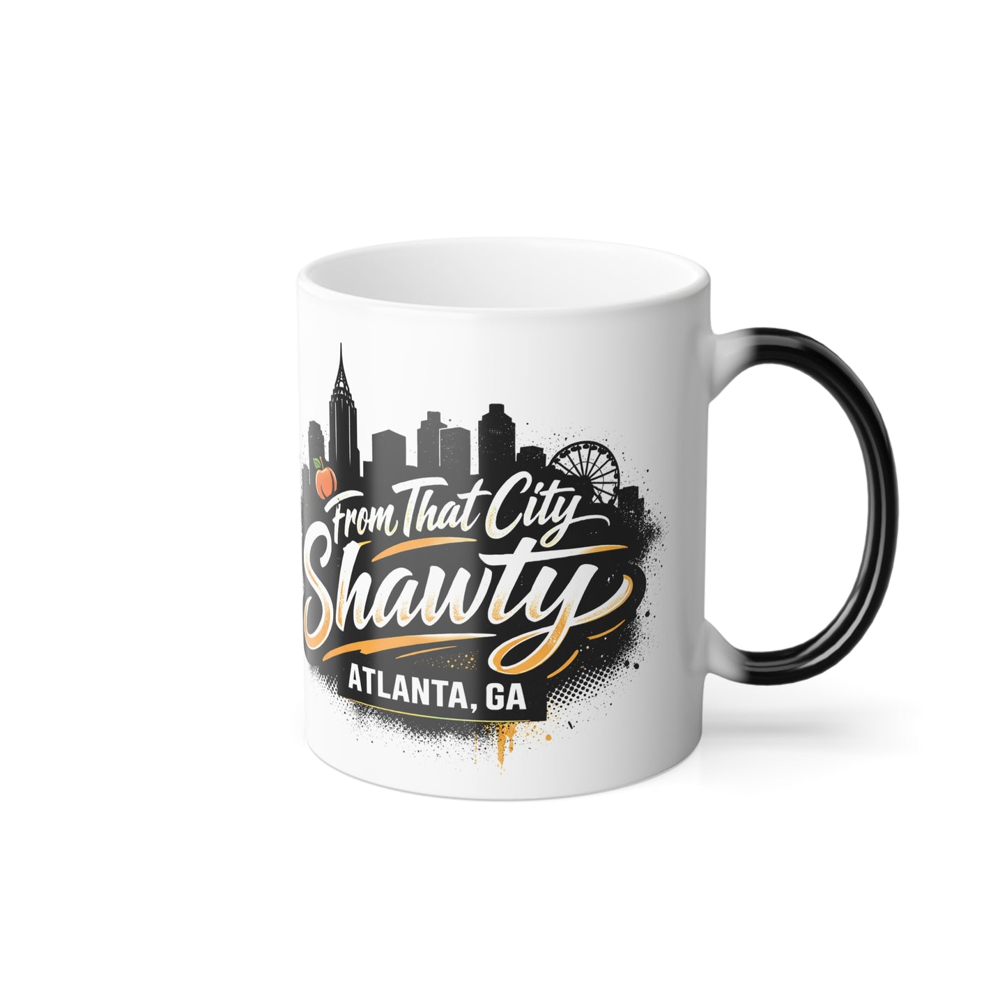 Color-Changing Atlanta Skyline Mug – 'From the City, Shitty' 11oz