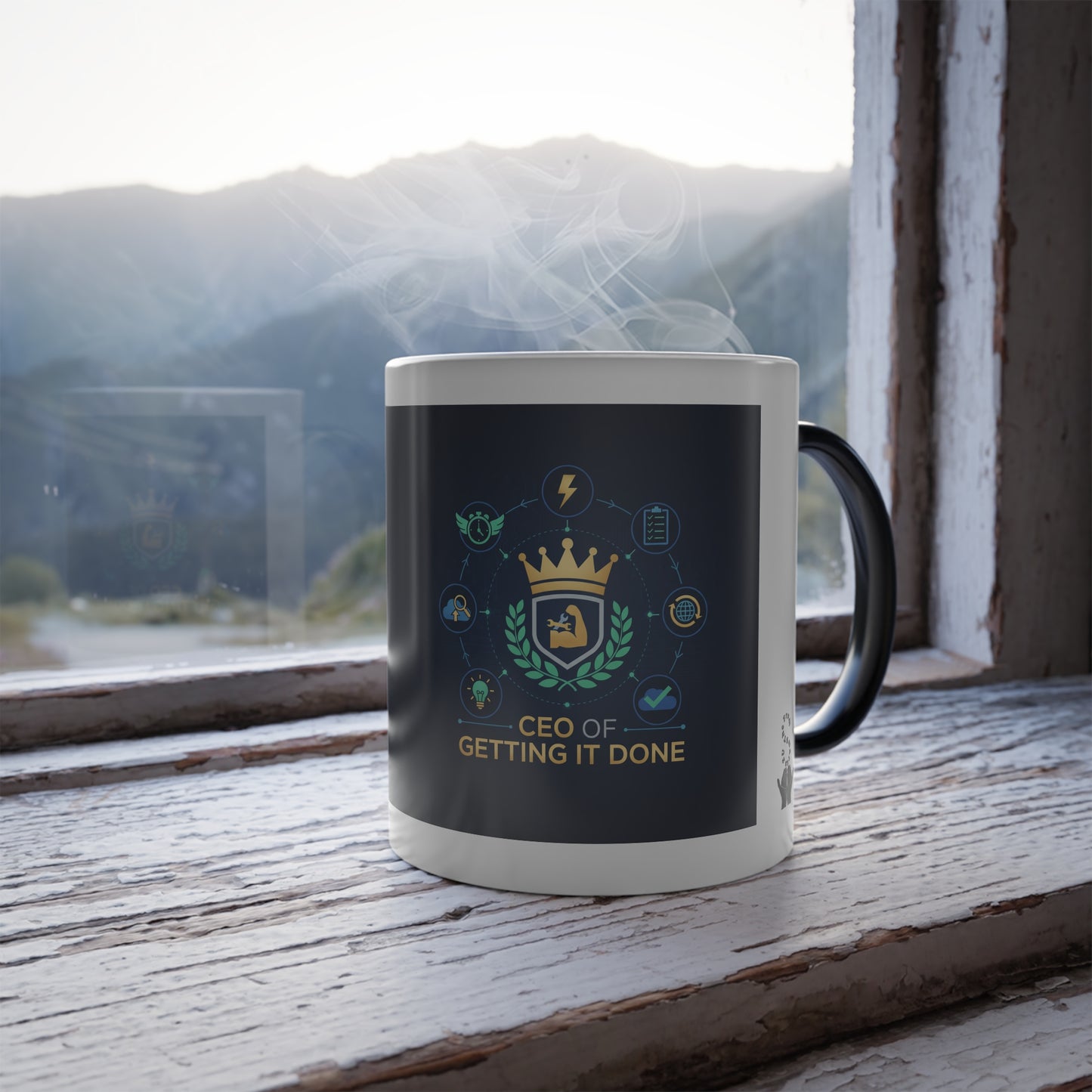 Color-Changing Mug — "CEO of Getting It Done" 11oz