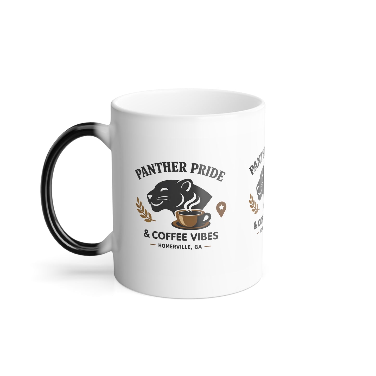 Panther Pride & Coffee Vibes Color-Changing Mug — 11oz