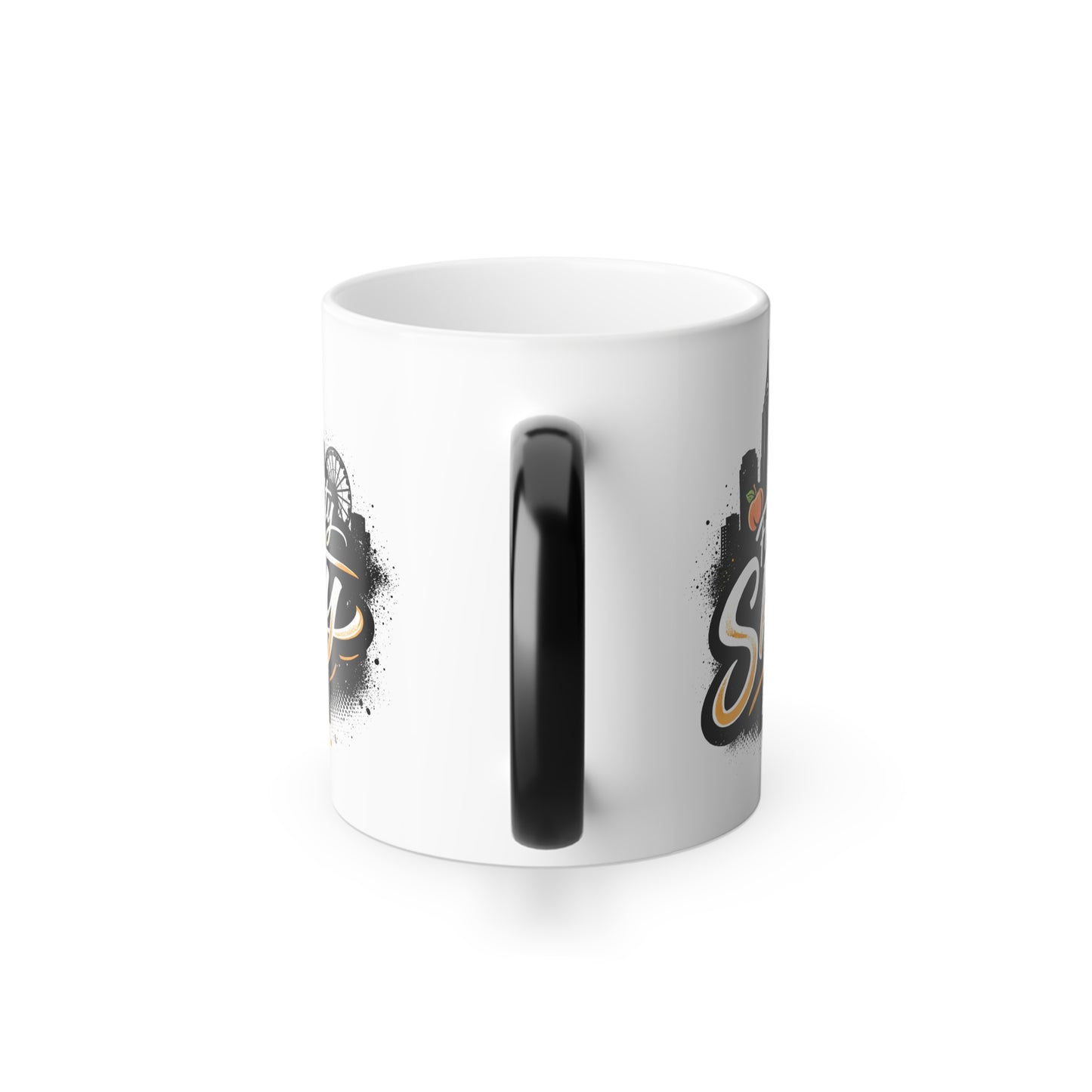 Color-Changing Atlanta Skyline Mug – 'From the City, Shitty' 11oz